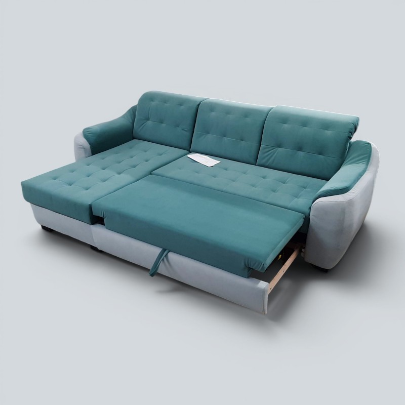 Colțar Antonio extensibil cu șezlong și ladă | Sofastil