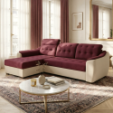 Coltar Extensibil Antonio 1 cu Tetiere Reglabile și Ladă Depozitare - 257x165 cm, La Comandă