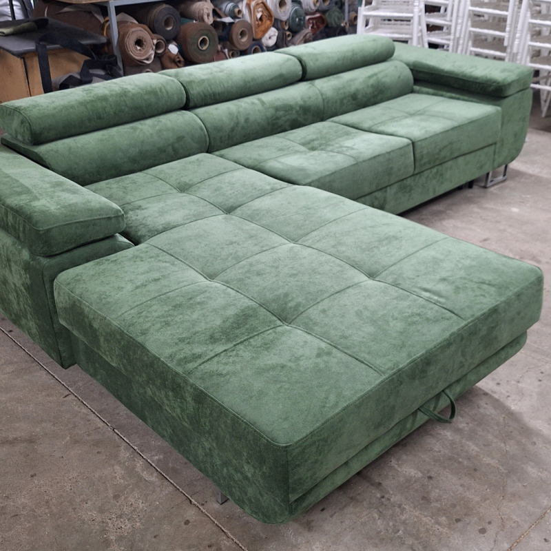 Colțar extensibil Prestige personalizabil – design modern, ladă, confort premium