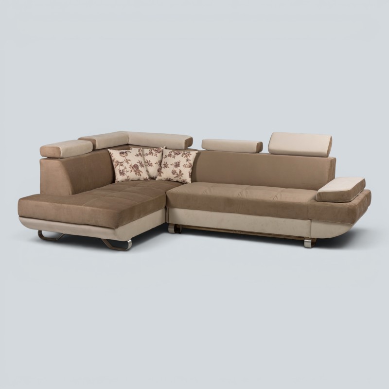 Coltar living extensibil Madeira, design modern & lada depozitare