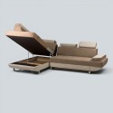 Coltar living extensibil Madeira, design modern & lada depozitare