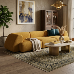 Canapea modulară fixă NOVA Premium – design modern, volumetric, confort superior