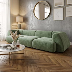 Canapea modulară fixă NOVA Premium – design modern, volumetric, confort superior