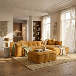 Canapea living premium modulara NORRA, fixa