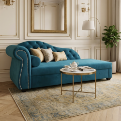 Canapea clasică Fancy extensibilă elegantă pentru living