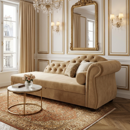 Canapea clasică Fancy extensibilă elegantă pentru living