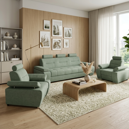 Set canapea extensibila si 2 fotolii MELISA – mobilier living modern
