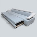 Canapea Toledo 4 locuri extensibilă cu tetiere rabatabile