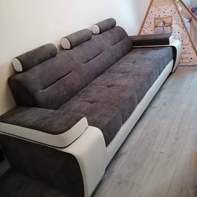 Canapea  living Melisa 3 Locuri Extensibilă cu Brațe Reglabile