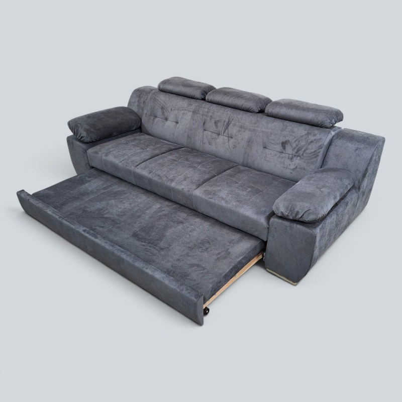 Canapea Lord 3 locuri extensibilă cu tetiere reglabile