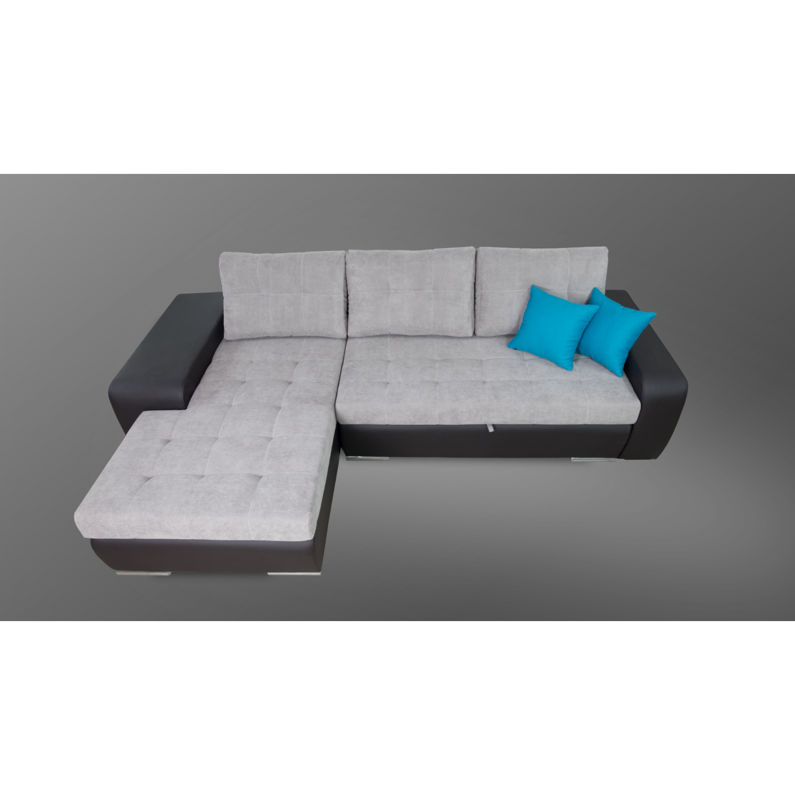 coltar cu tabureti, extensibil cu lada,model modern pentru living,la comanda , Mara