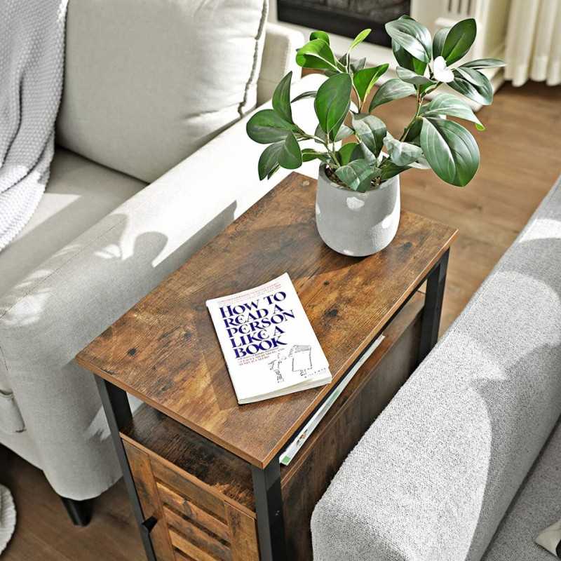 Noptiera-Dulap Lateral retro Rustic - Sofastil.ro