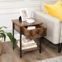 Noptiera Rustic Cu Sertar - Sofastil.ro