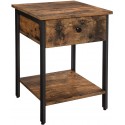 Noptiera Rustic Cu Sertar - Sofastil.ro