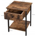 Noptiera Rustic Cu Sertar - Sofastil.ro