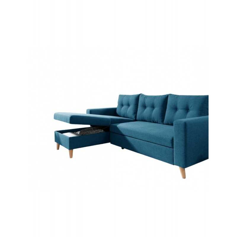 Canapea coltar living Noris, extensibil cu lada