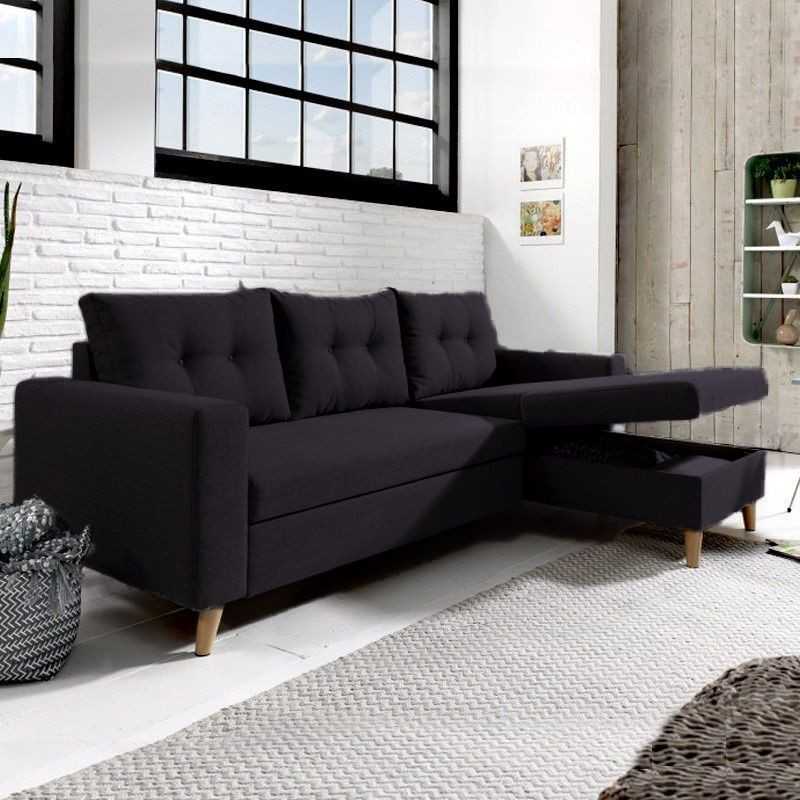 Canapea coltar living Noris, extensibil cu lada