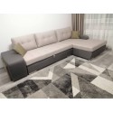 Coltar Living cu 2 Tabureti Mara, extensibil - Sofastil.ro
