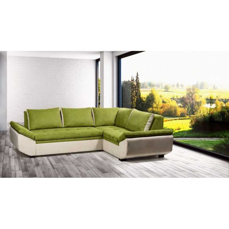 coltar living, modern, coltar extensibil cu lada Elixir, stofa, coltar verde, cu design modern,la comanda