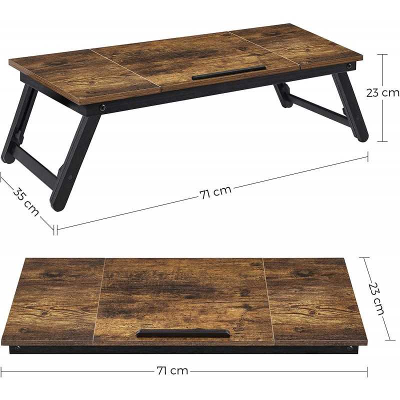 Suport pentru laptop / mic dejun in stil industrial reglabil pe inaltime - Sofastil.ro
