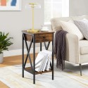 Noptiera de capat stil industrial  - Sofastil.ro