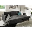 Coltar living extensibil Jonathan cu lada depozitare