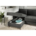 Coltar living extensibil Jonathan cu lada depozitare