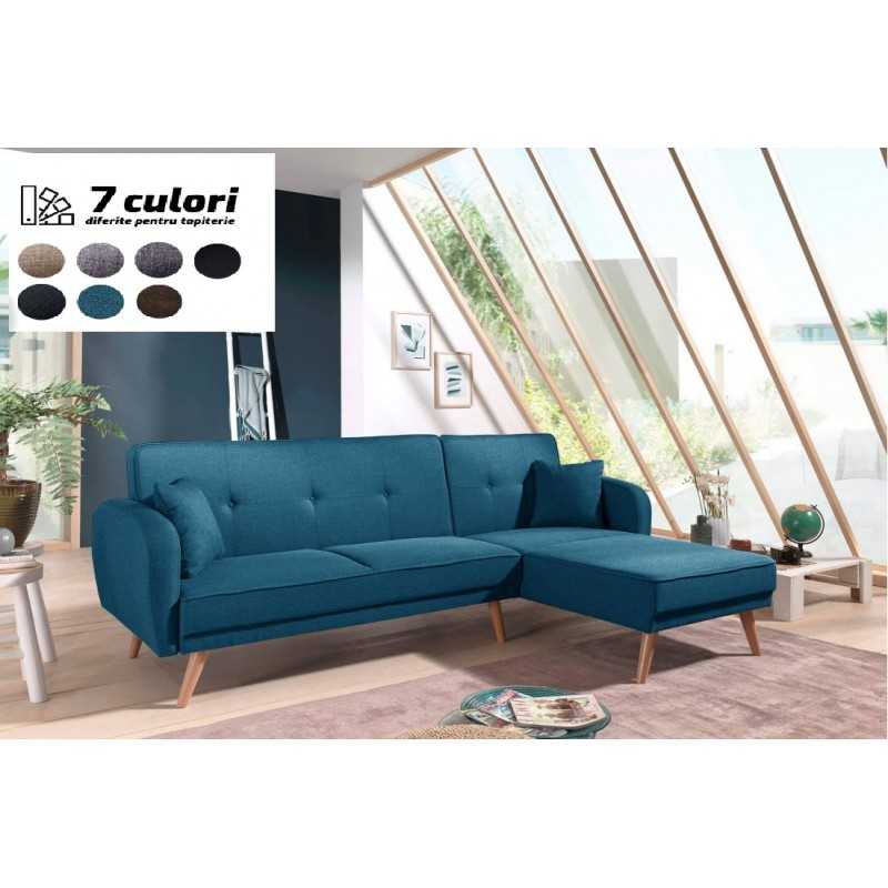 Coltar extensibil Forly cu Colt Reversibil - Sofastil.ro