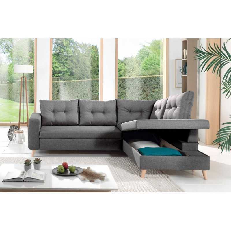 Coltar living Noris , extensibil cu lada - Sofastil.ro