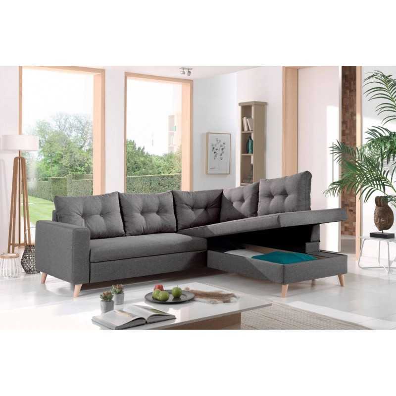 Coltar living Noris , extensibil cu lada - Sofastil.ro