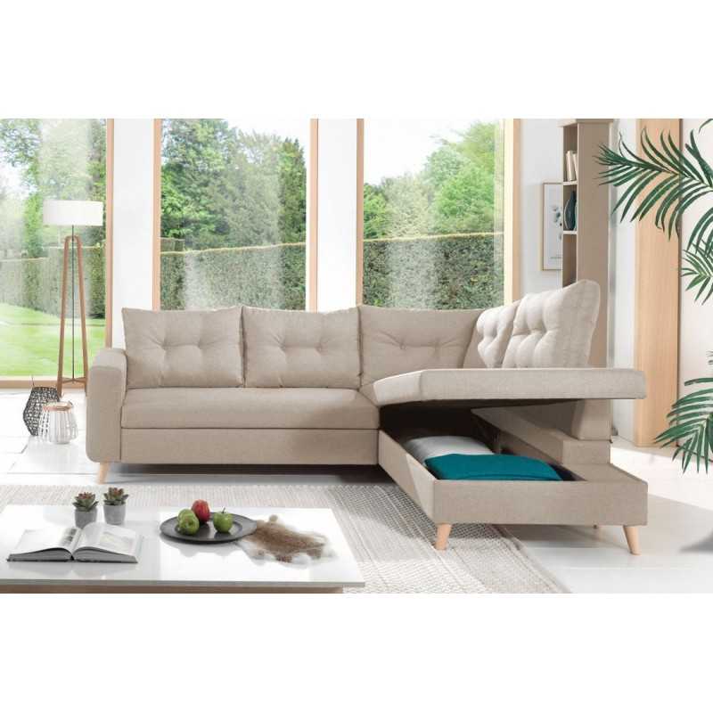 Coltar living Noris , extensibil cu lada - Sofastil.ro