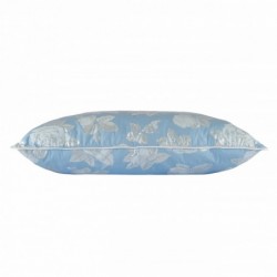 Perna SOMNART, 60x60 cm, umplutura pene 90%, puf 10%, bumbac 100%, model floral blue