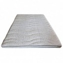 Topper cu spuma memorie Somnart Antistress Silver Nanotehnology Memory 160x200, H 7cm, husa detasabila, lavabila si cu i