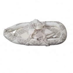 Baby Nest Somnart: Cosulet bebelusi + Salteluta 42x84x2 cm + Paturica 70x70 cm model Elegant Armonia