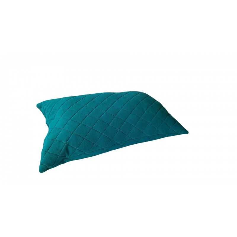 Perna 70x70 matlasata micropolar moale si pufos PolarTech tip Cocolino, culoare Emerald, Somnart, vidata