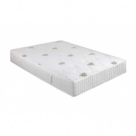 Saltea cu memorie Somnart Memory Ultimate 90x200, înălțime 24 cm, husă cu Aloe Vera, cu mânere, fermitate mare