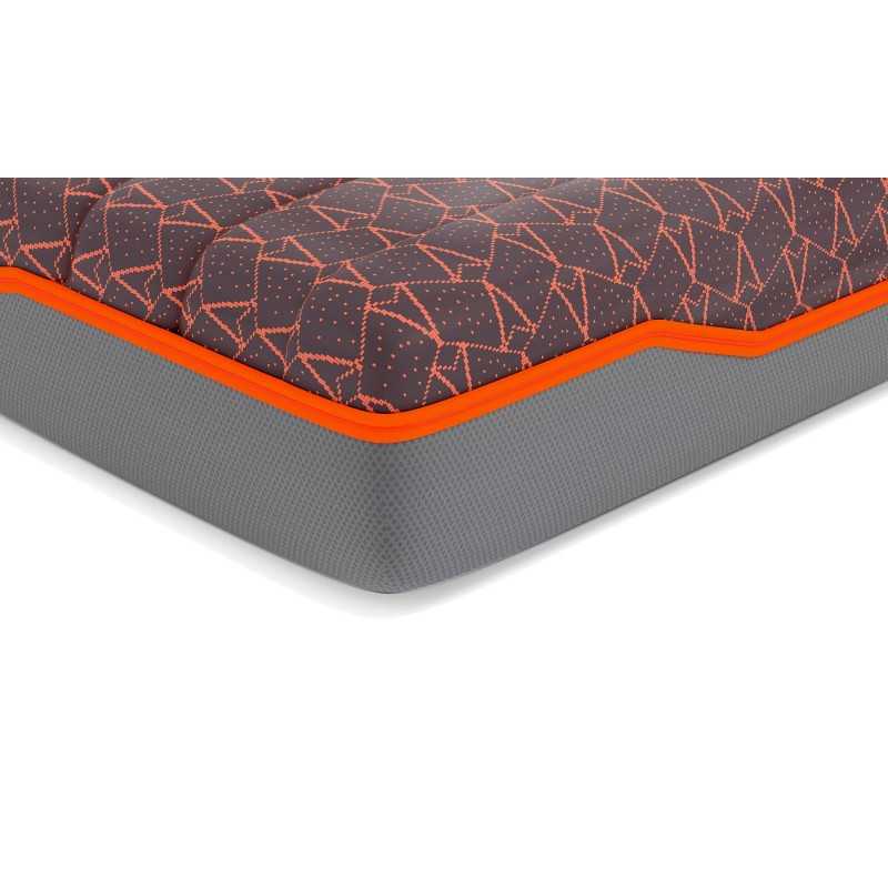 Saltea cu memorie și arcuri individuale SomnArt Supreme Pocket Multilayer 90x200, înălțime 24 cm, husă detașabilă, fermitate med