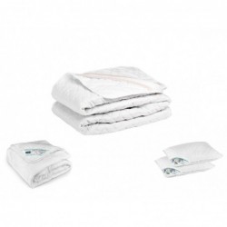 Pachet 1 Protectie pentru saltea HypoallergenicMed, 180x200 + Pilota de vara HypoallergenicMed, 200x220 + 2 Perna Hypoal