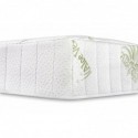 Saltea cu spumă poliuretanică SomnART FermiMax Aloe Vera 200x200, înălțime 15 cm, anatomică, husa lavabilă și detașabilă cu ferm