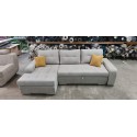 Coltar gri,extensibil cu lada, pentru sufragerie - Sofastil