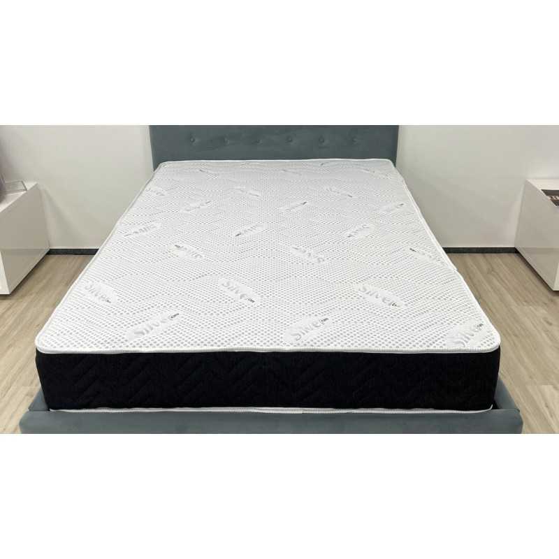 Saltea cu arcuri Pocket Somnart 2Face Confort 90x200, înălțime 22 cm, husă nedetașabilă, mânere, fermitate medie