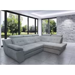 coltar de calitate pentru living si sufragerie, extensibil cu lada, tetiere reglabile, Lord, culori si dimensiuni la comanda