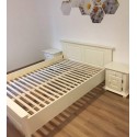 Dormitor Seva Alb lemn masiv | Dormitoare lemn - Sofastil.ro