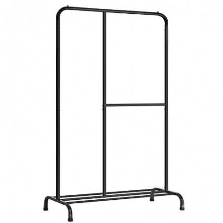 Rack de haine, negru HSR103B01