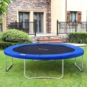 Songmics Trampoline Edge Cover, Spring Cover, Edge Protection, Safety Mat, UV-resistant, Tear-Resistant Trampoline Accessories, Standard Size, Blue