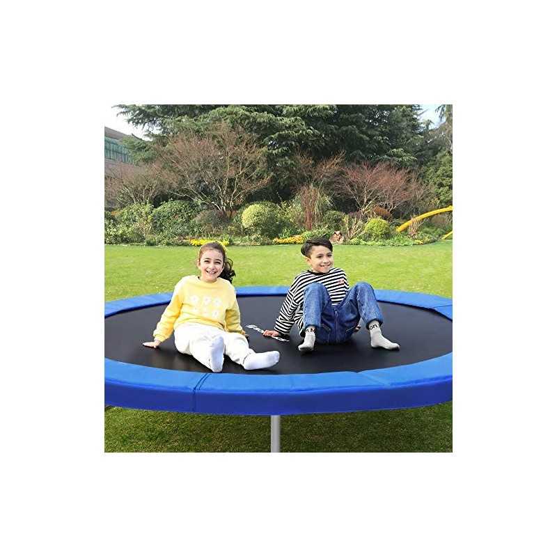 Songmics Trampoline Edge Cover, Spring Cover, Edge Protection, Safety Mat, UV-resistant, Tear-Resistant Trampoline Accessories, Standard Size, Blue