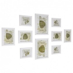 Cadrele de imagine Set de 10 cadre foto - Două 8" x 10" (20 x 25 cm), Patru 5" x 7" (13 x 18 cm), Patru 4" x 6" (10 x 15 cm), Alb RPF310W