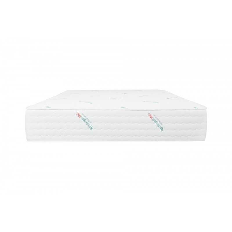 Saltea cu arcuri Pocket HypoallergenicMed® Safe Relax HoReCa 90x200, înălțime 25 cm, ortopedică, husă tratament antialergic, fer