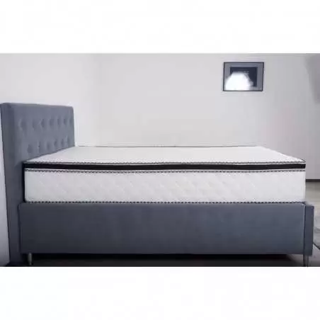 Saltea cu arcuri SomnART FERMO 80x200, înălțime 30 cm, superortopedica, husă matlasată, duritate extra ferma