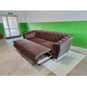 Canapea moderna de lux LUIS, stil chesterfield, 3 locuri, extensibila